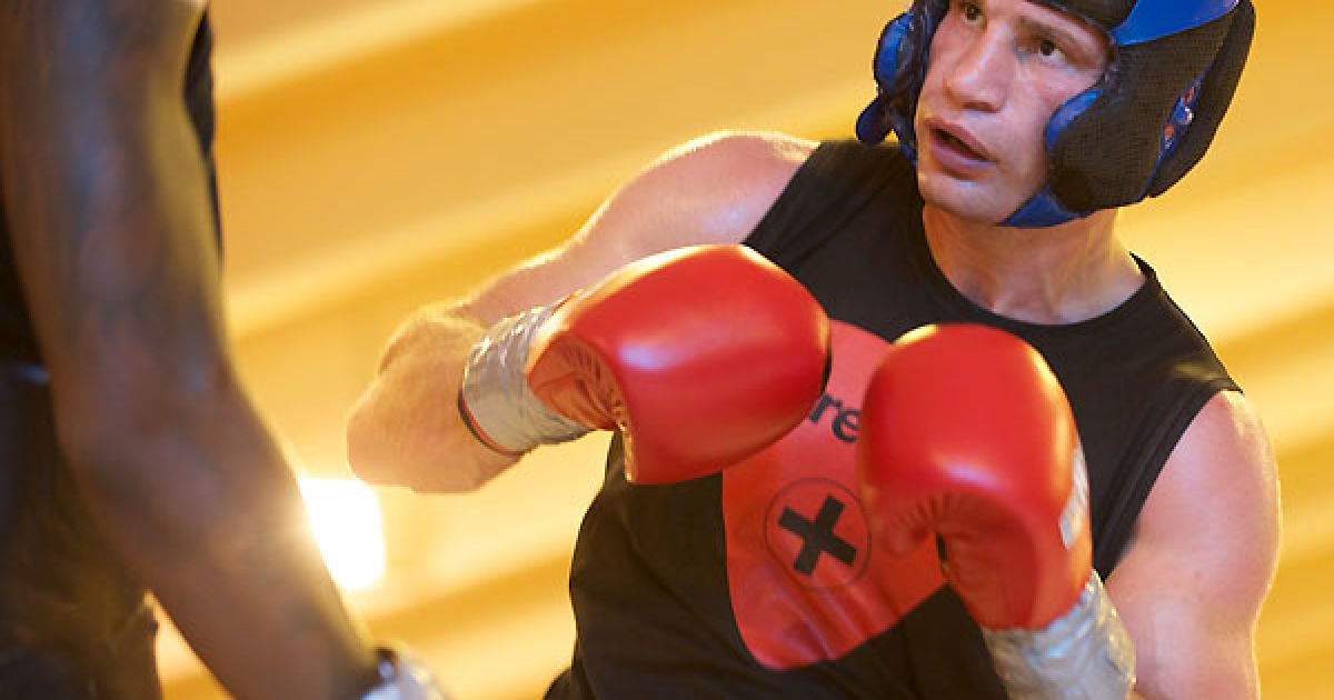 Кличко завершив тренування перед боєм з Адамеком / © www.klitschko.com