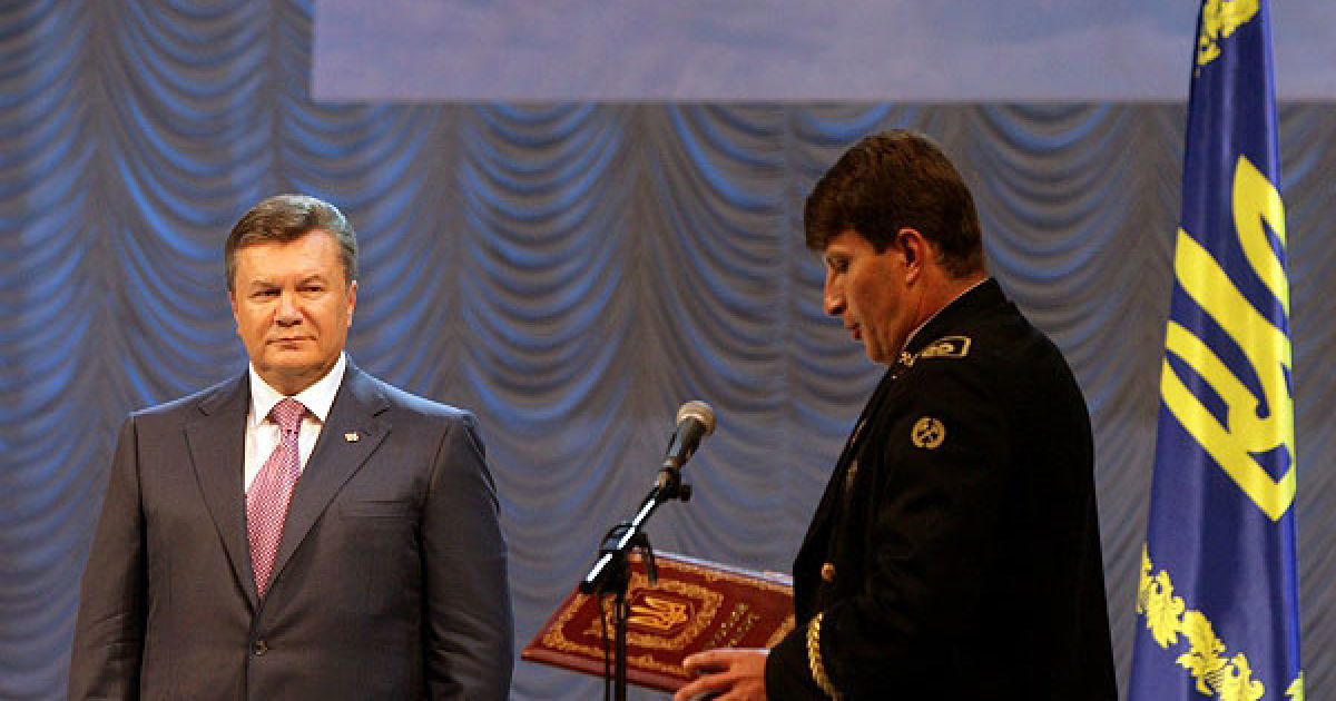 Президент Віктор Янукович взяв участь в урочистому всеукраїнському зібранні з нагоди Дня шахтаря. / © Украинское Фото