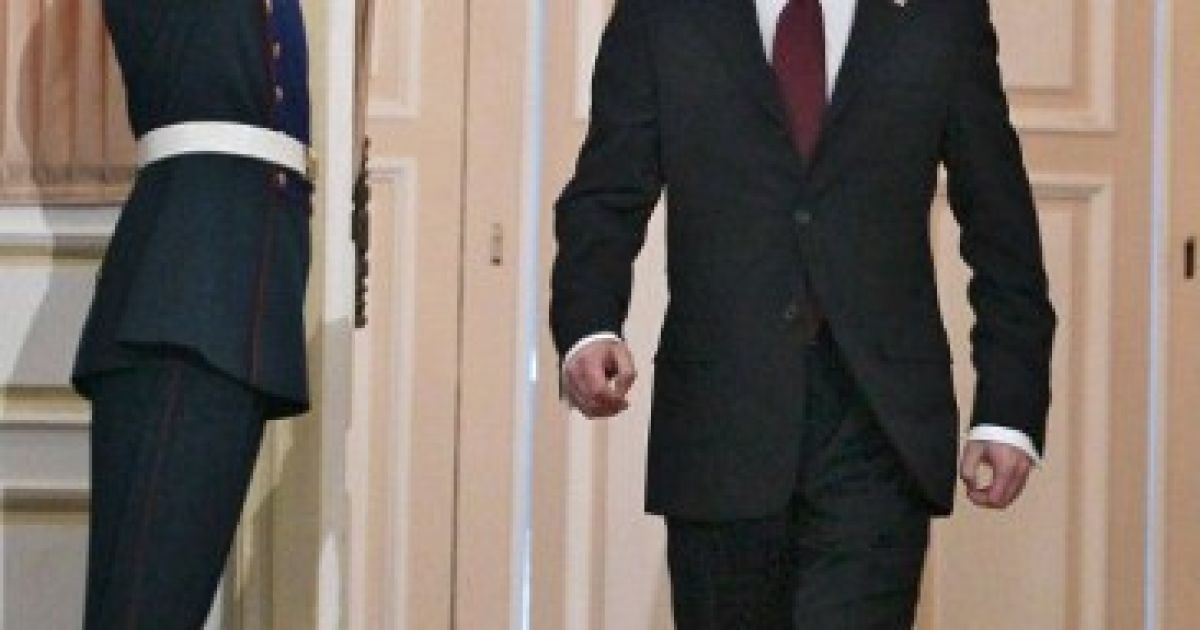 Дмитро Медведєв і Володимир Путін відзначили День єдності у Нижньому Новгороді / © AFP