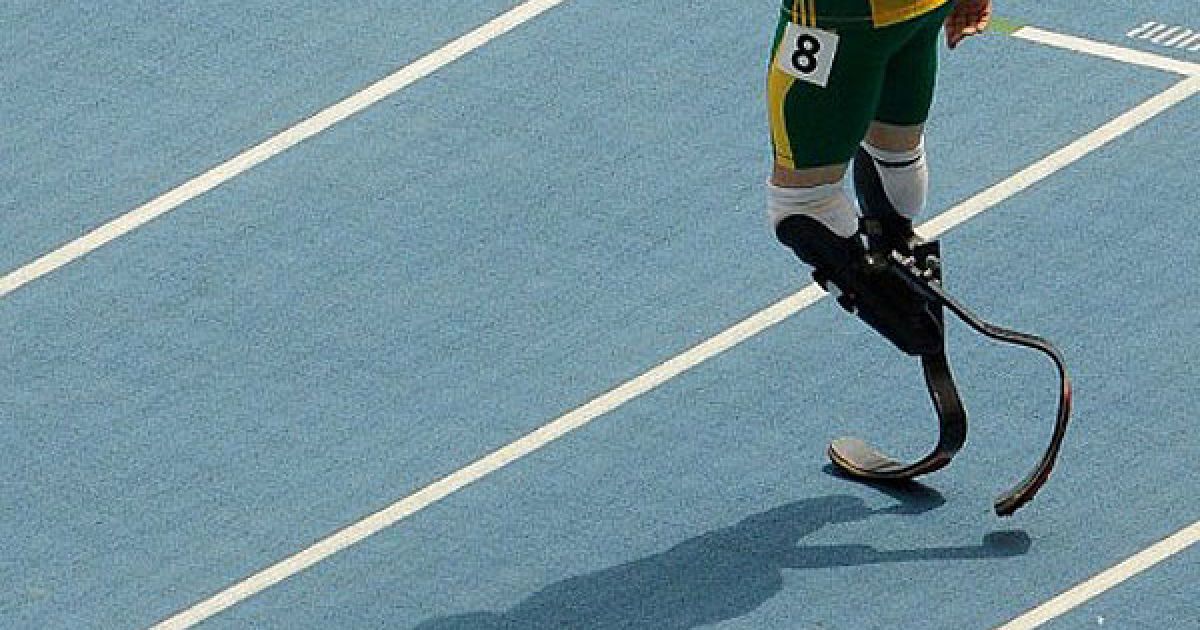 Оскар Пісторіус, спринтер з Південної Африки, виступає на Чемпіонаті світу з легкої атлетики / © AFP