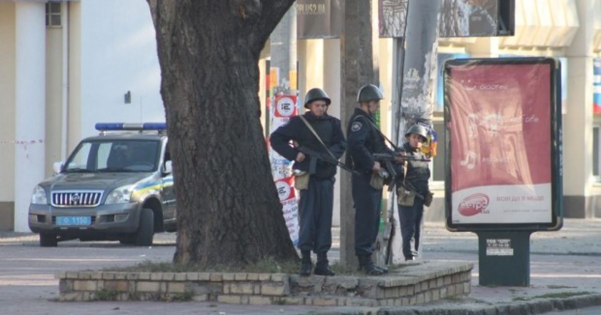 В центрі Одеси провели навчання СБУ із затримання терористів. / © Думская.net
