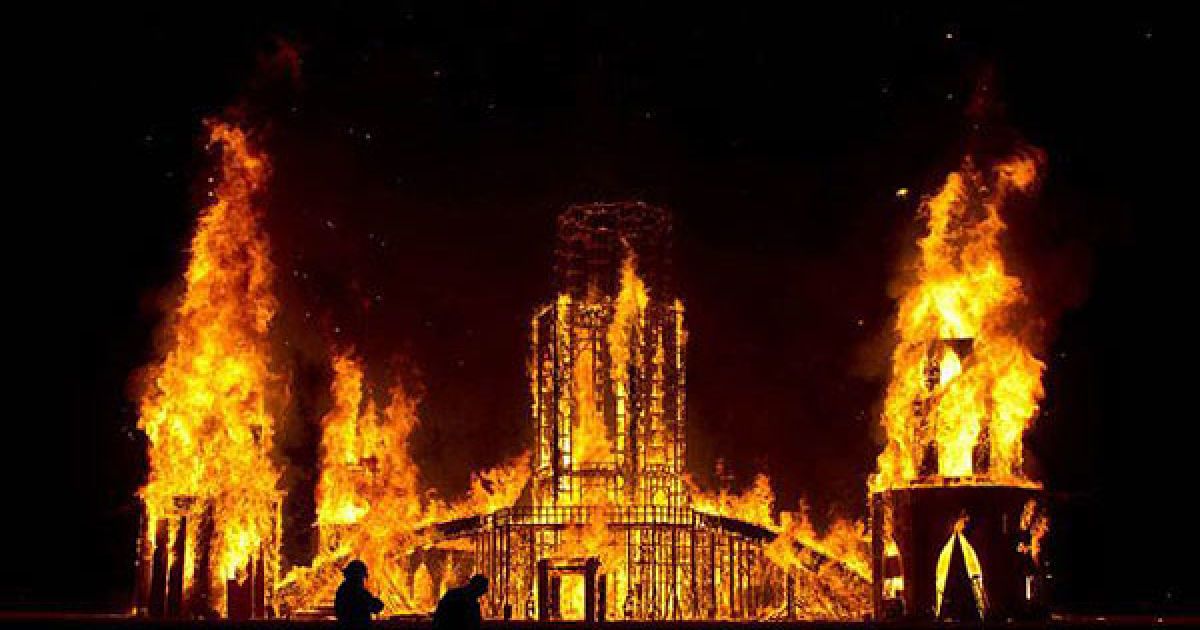 В пустелі Блек Рок у Неваді пройшов 25-ий фестиваль музики і мистецтв Burning Man 2011 / © bigpicture.ru