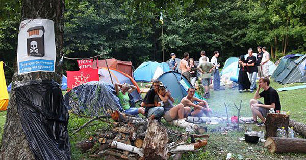 В Луцьку відбувся V фестиваль українського духу "Бандерштат-2011", в якому взяла участь патріотично налаштована молодь з усієї України. / © УНІАН