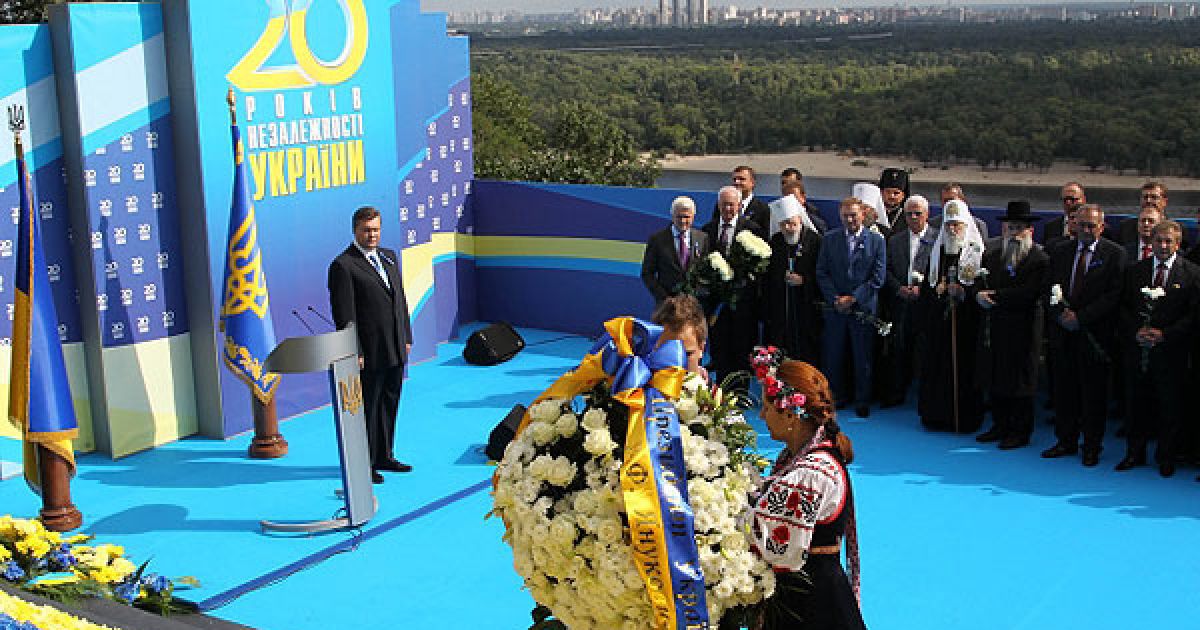 Урочисте зібрання "Благословенна і єдина Україна" з нагоди святкування 20-ї річниці незалежності України / © Офіційний сайт Президента України