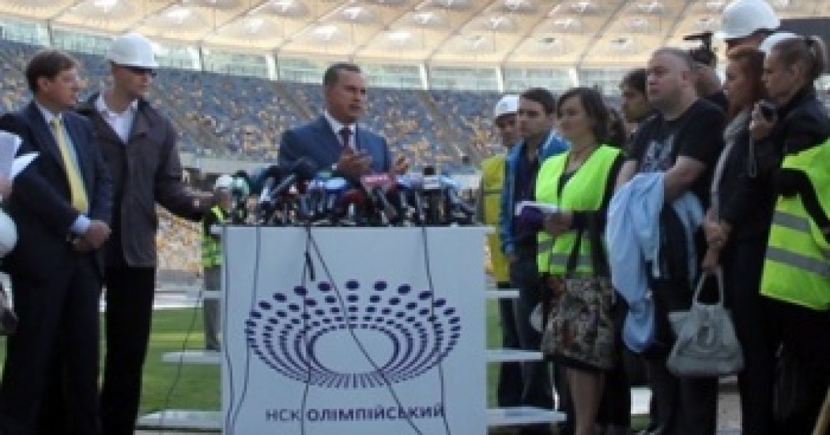 Головну арену чемпіонату Євро-2012, НСК "Олімпійський" в Києві завершили на 95% / © ukraine2012.gov.ua