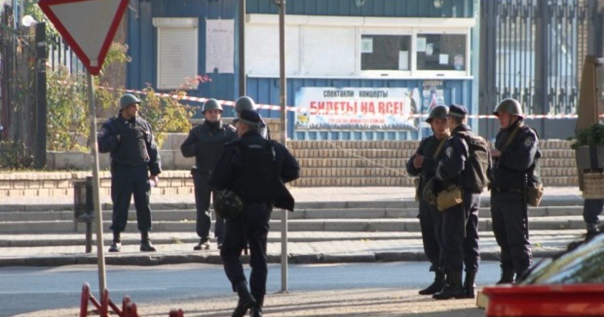 В центрі Одеси провели навчання СБУ із затримання терористів. / © Думская.net