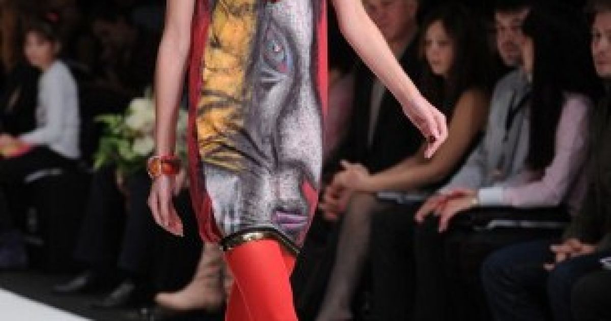 Ювілейний Mercedes-Benz Fashion Week Russia в Москві відкрив показ Слави Зайцева. / © AFP