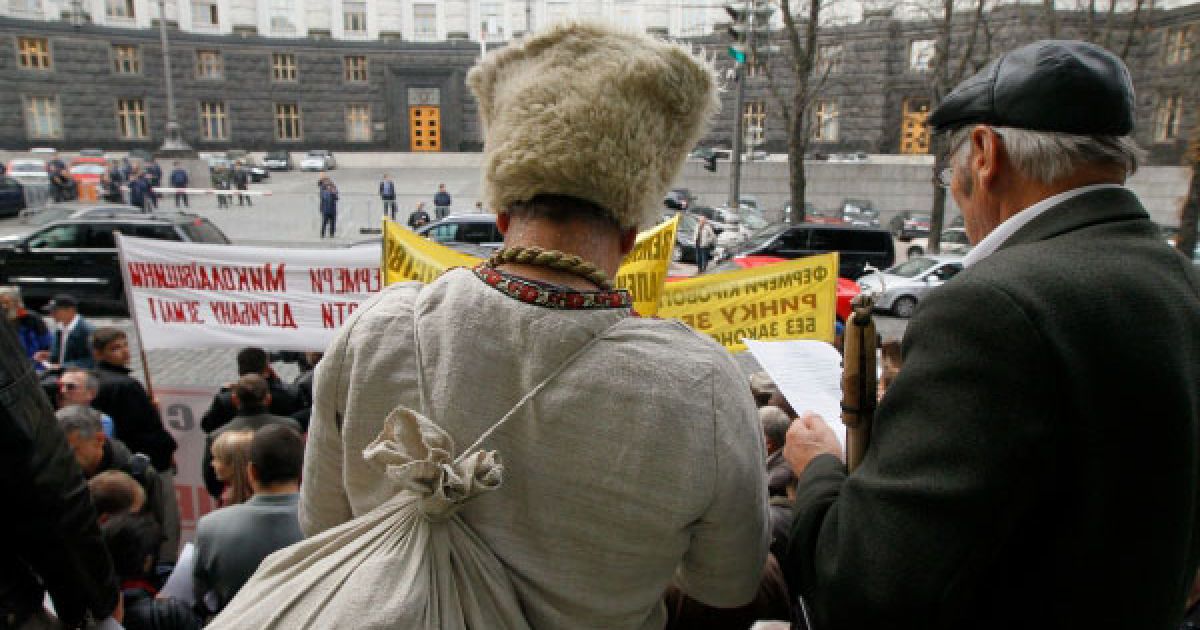 Близько півтори тисячі аграріїв пікетували Кабінет міністрів у Києві / © Украинское Фото