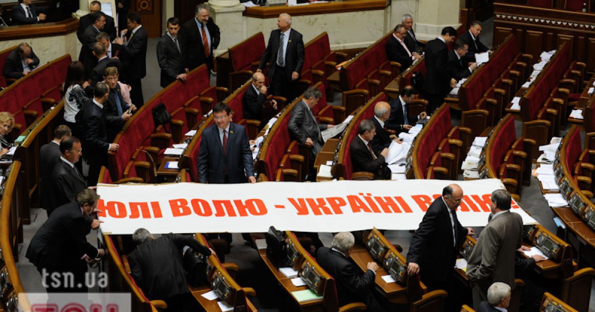 У зверненні наголошується на вимогах звільнити Тимошенко та Луценка