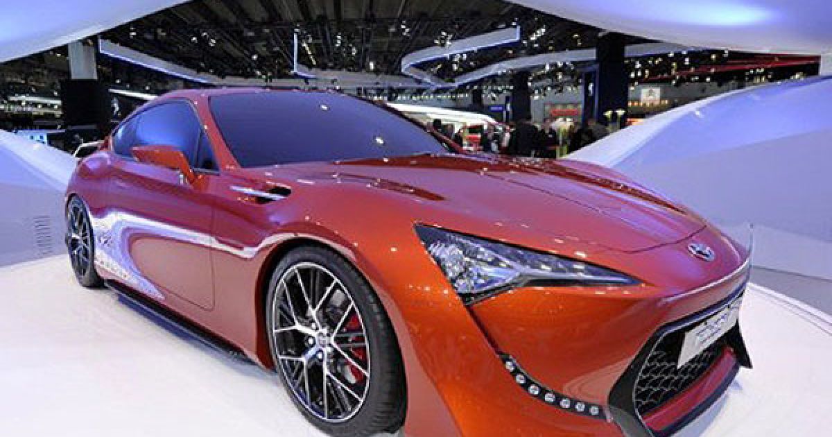 Німеччина, Франкфурт-на-Майні. Концепт-кар Toyota FT-86 II представлений на стенді Toyota на міжнародному автосалоні IAA у Франкфурті, який працюватиме з 15 по 25 вересня 2011 року. / © AFP