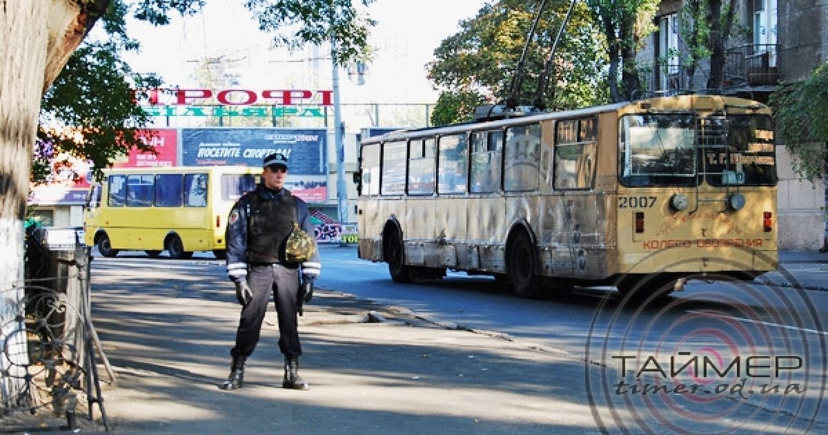 В центрі Одеси провели навчання СБУ із затримання терористів. / © Таймер Одесса