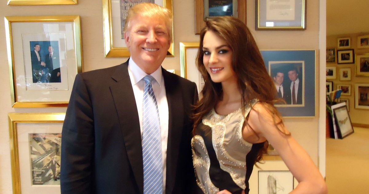 Олеся Стефанко і Дональд Трамп