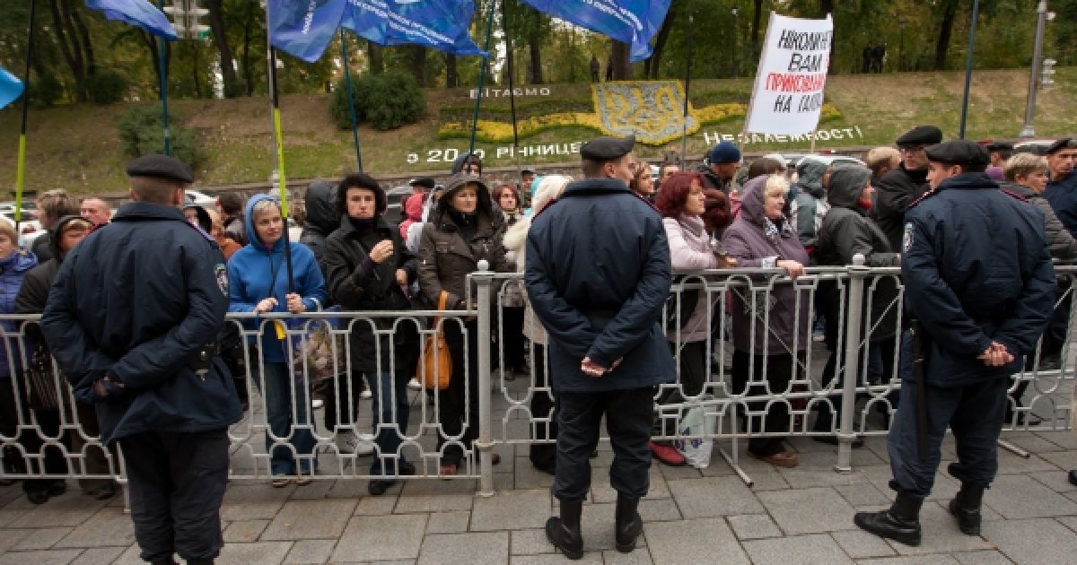 Сотні підприємців вийшли на "Марш порожніх гаманців" у Києві / © Украинское Фото