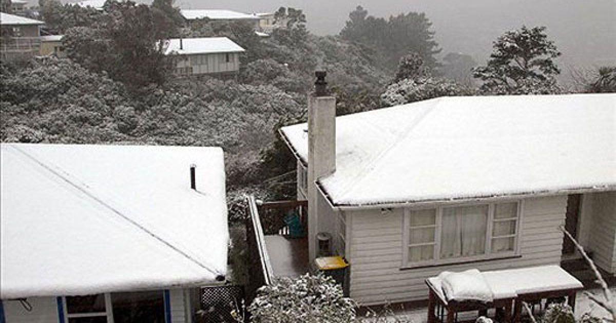 Основні удари стихії припали на райони Данідін, Саутленд, Отаго, Велінгтон і Окленд. / © AFP