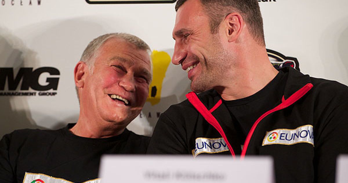 У Вроцлаві відбулась прес-конференція чемпіона світу з боксу у надважкій вазі за версією WBC Віталія Кличка і претендента на титул Томаша Адамека. / © www.klitschko.com