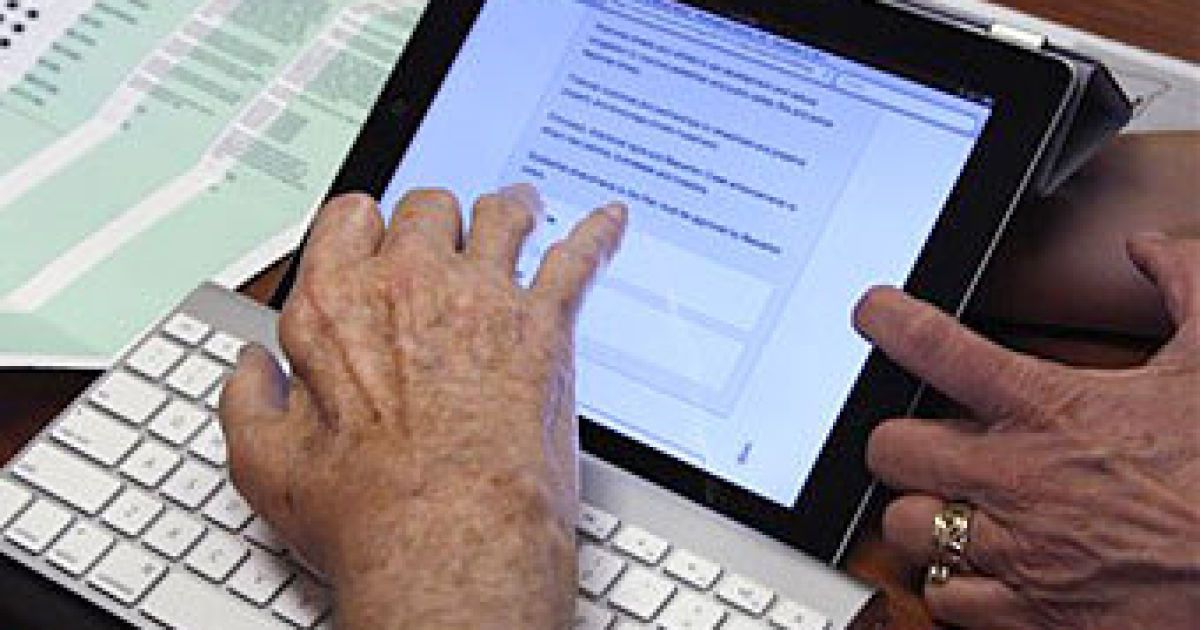 Голосувати на виборах можна буде за допомогою iPad. Ілюстрація