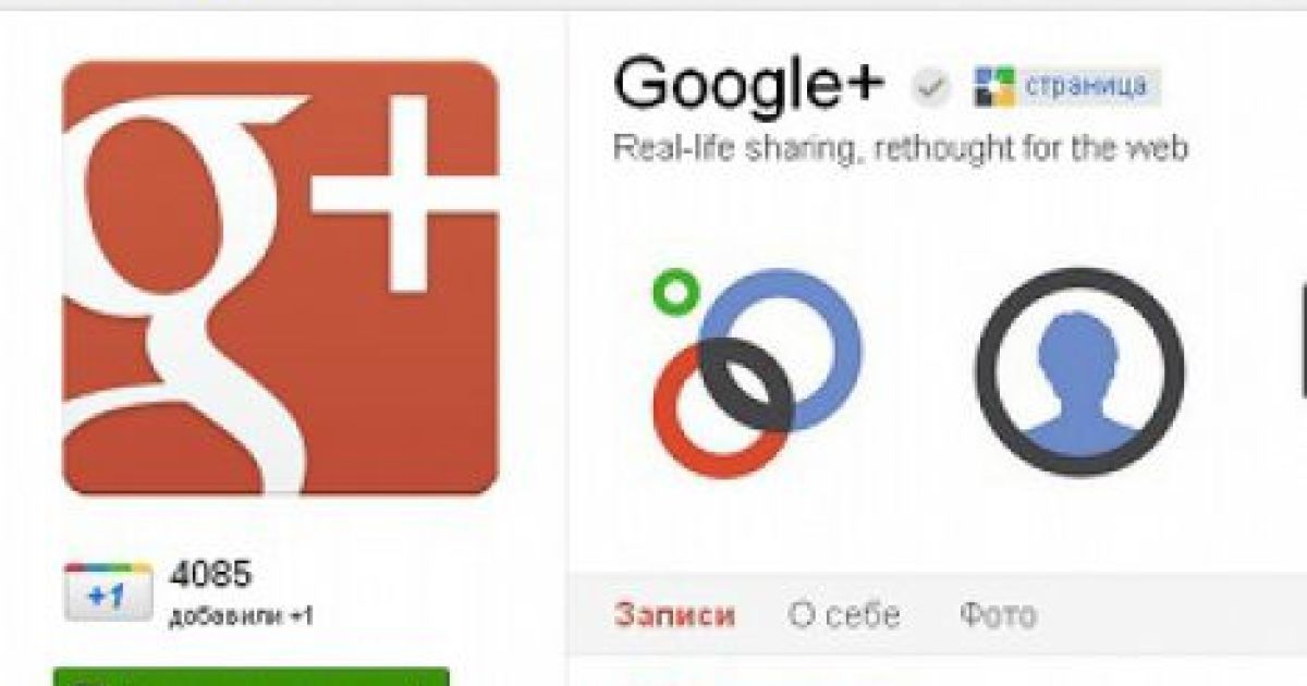 В Google+ з&#039;явилися сторінки брендів і компаній