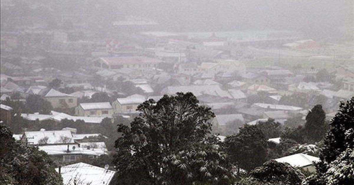 За даними метеослужби, снігопад став найпотужнішим за останні 40 років. / © AFP