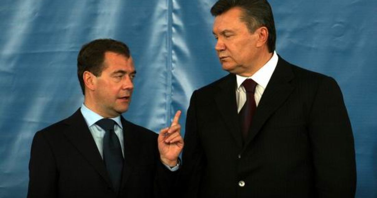 Дмитро Медведєв та Віктор Янукович