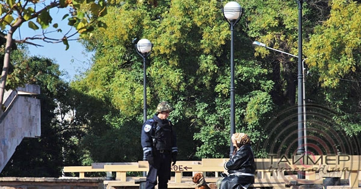 В центрі Одеси провели навчання СБУ із затримання терористів. / © Таймер Одесса
