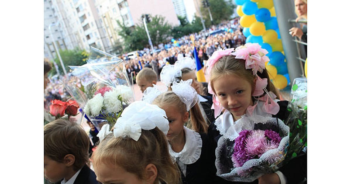 1 вересня президент України Віктор Янукович взяв участь у відкритті новозбудованої Київської інженерної гімназії. / © Офіційний сайт Президента України