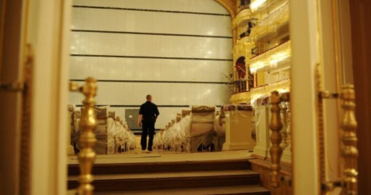 В Москві після кількох років реставраційних робіт готуються до відкриття "Большого театру". / © AFP
