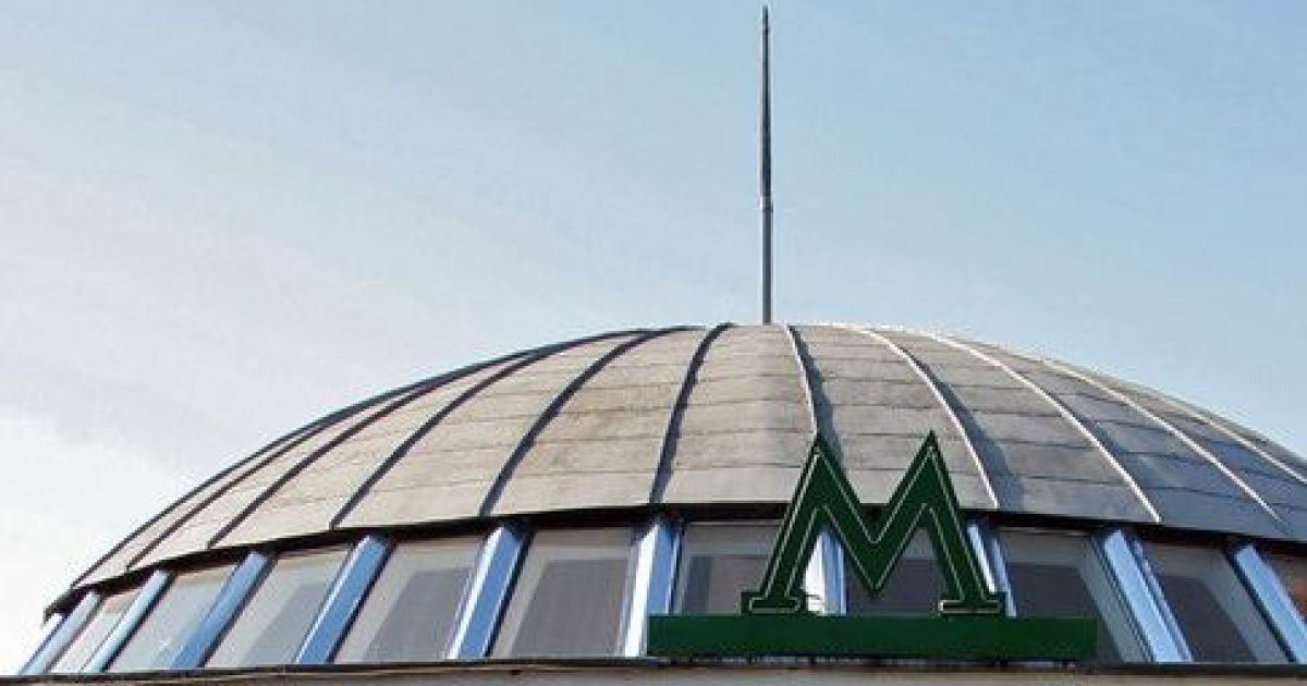 Купол станции метрополитена Крещатик