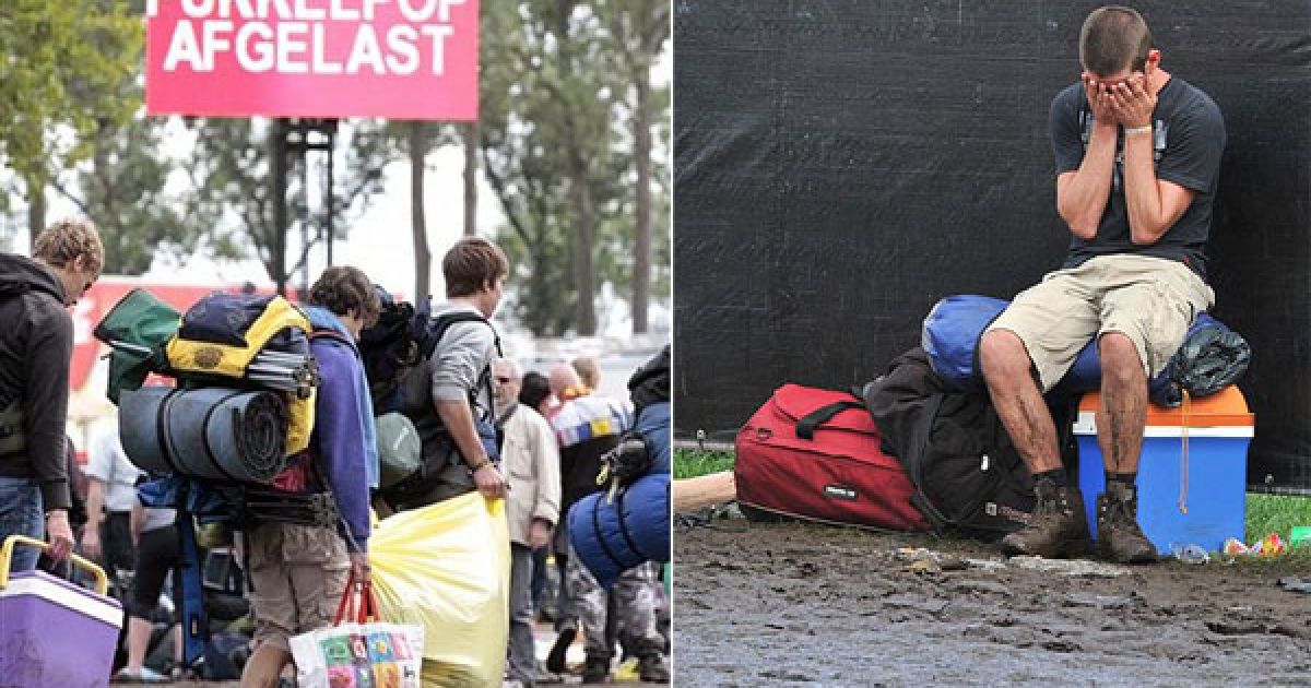 Потужний ураган пронісся над музичним фестивалем Pukkelpop в Бельгії
