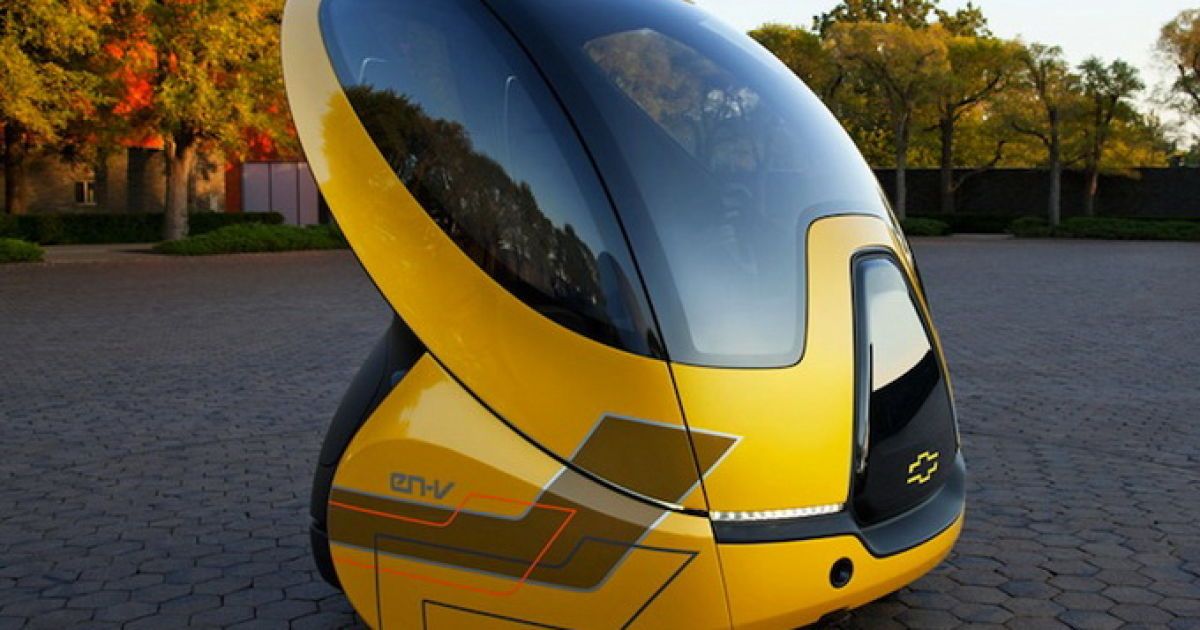 Концерн GM презентував новий двоколісний екологічно-чистий концепт-кар EN-V.