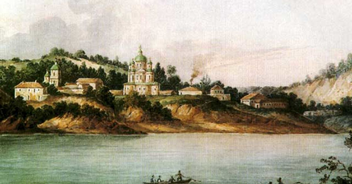 Межигірський чоловічий монастир. Замальовка