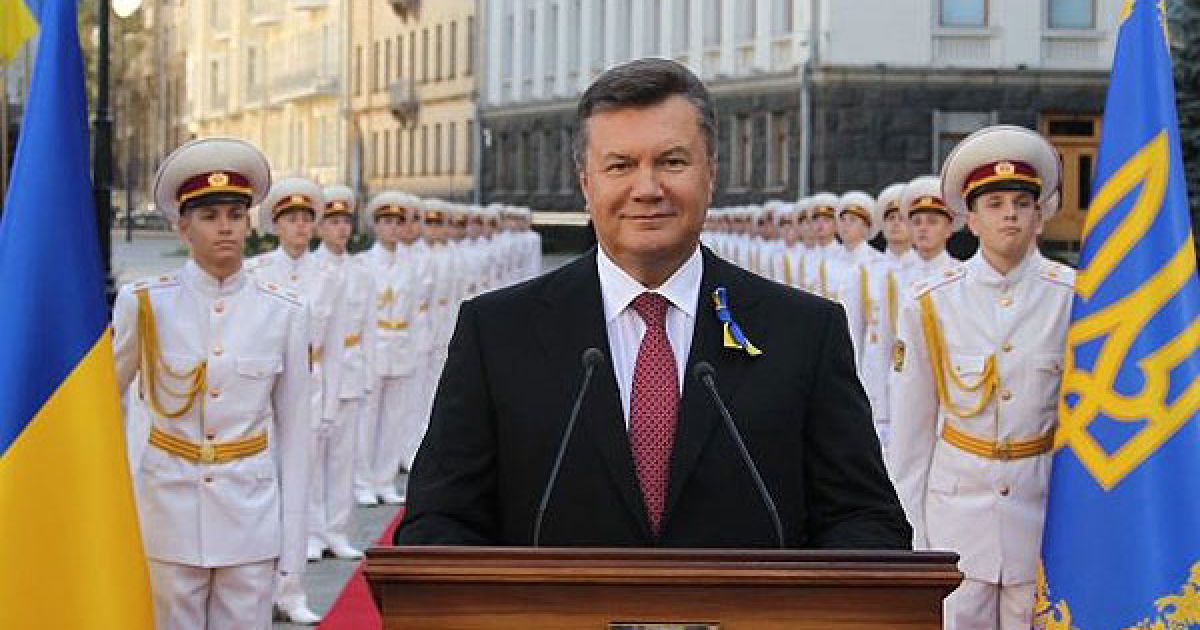 Віктор Янукович привітав Україну з 20-річчям Незалежності / © Офіційний сайт Президента України