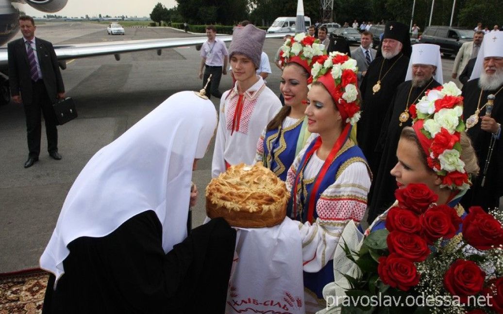 Офіційна церемонія зустрічі патріарха Кирила у Одесі. / © Православная Одесса