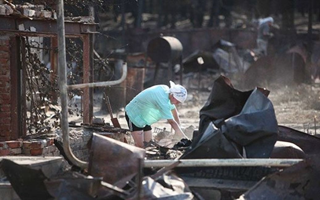 Всього в Нижньогородській області згоріли 759 будинків. / © AFP