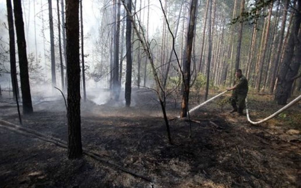 У Нижньогородській області гасять пожежі 190 одиниць техніки і 1,5 тис. людей. / © AFP