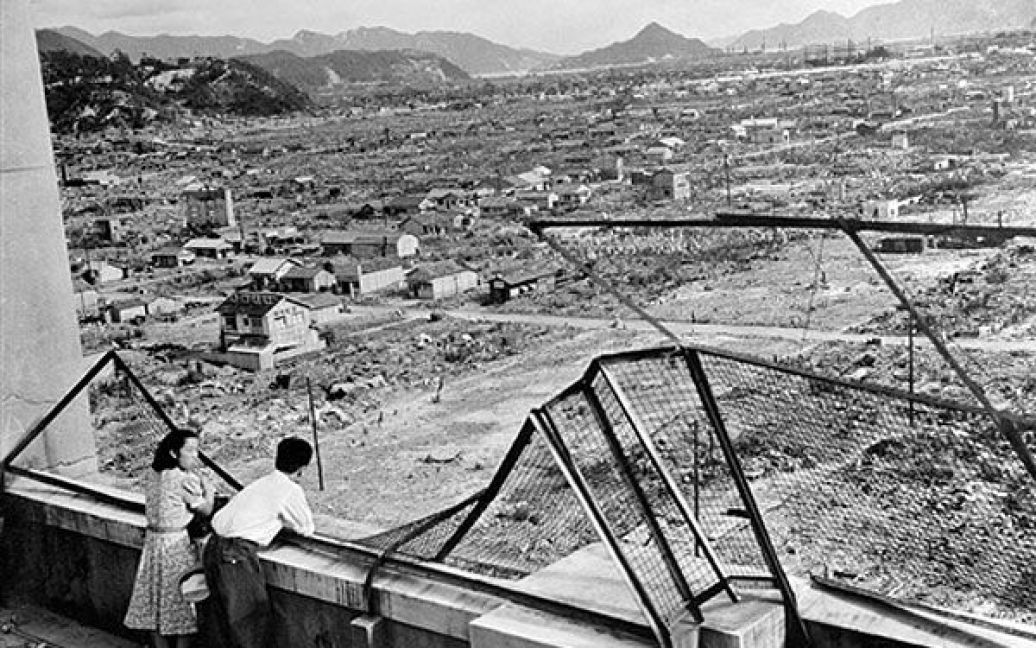 6 серпня 1955 року в Хіросімі відбулася перша міжнародна конференція за заборону атомної і водневої зброї. / © AFP