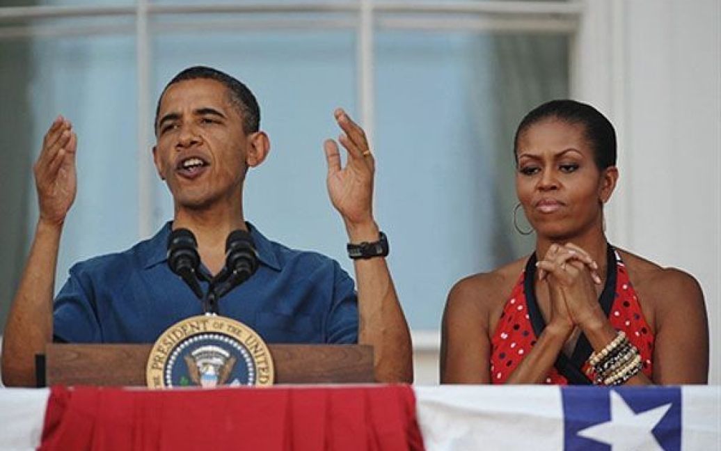 Президент Обама запросив на барбекю у Білому домі родини військовослужбовців і закликав націю відсвяткувати громадянські права і підтримати "дух Америки". / © AFP