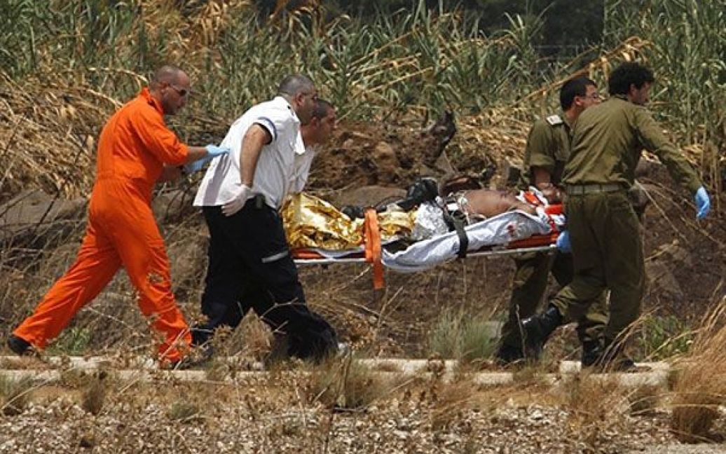 В ході перестрілки на лівансько-ізраїльському кордоні капітан резверву ізраїльської армії отримав поранення. / © AFP