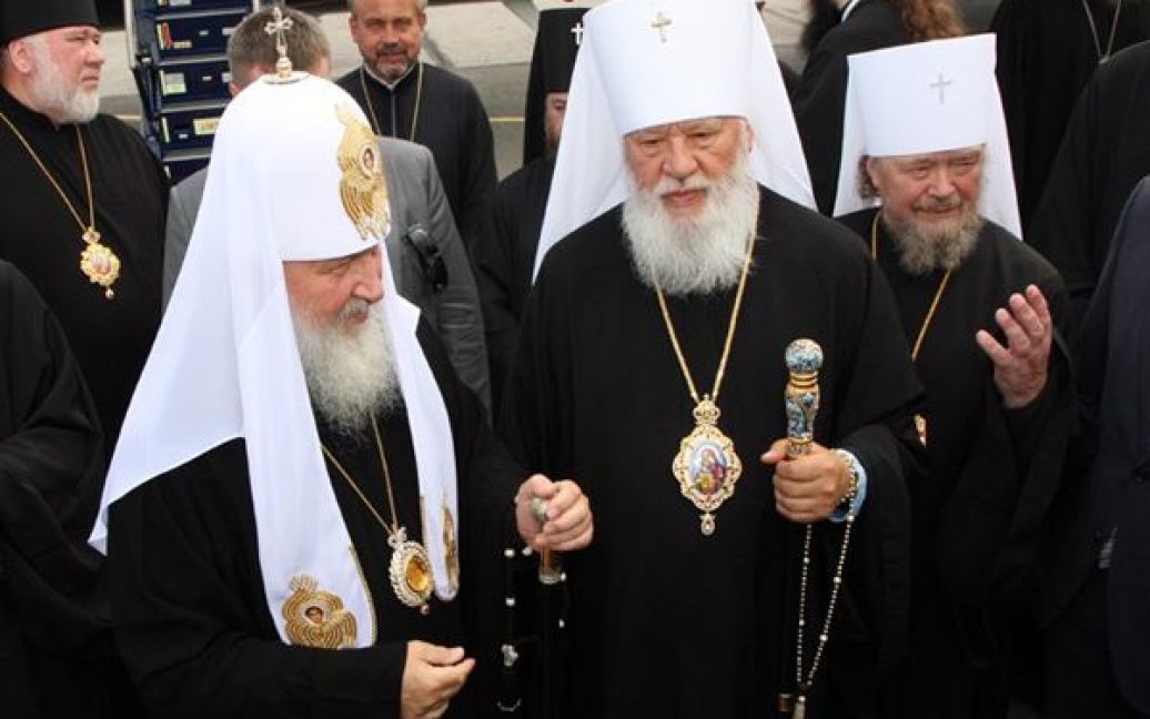 Представники українських церков зустріли патріарха Кирила в Одесі. / © Православная Одесса