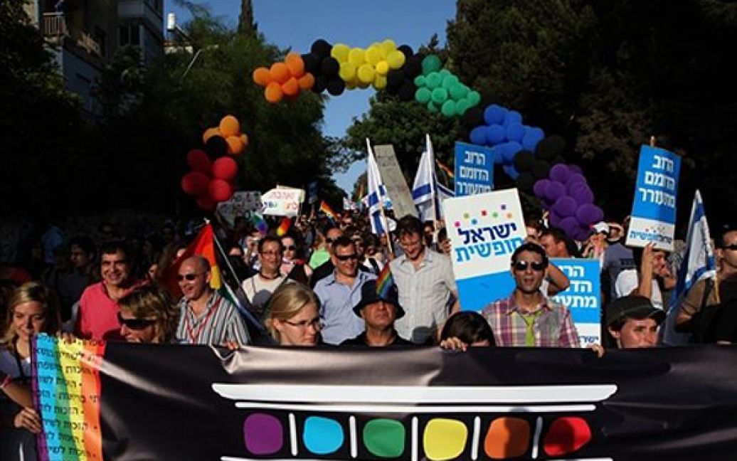 В Єрусалимі відбувся щорічний гей-парад. / © AFP