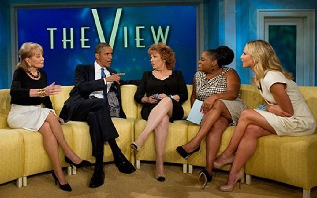 Нью-Йорк. Президент США Барак Обама взяв участь у популярному ток-шоу американського телеканалу ABC The View. / © AFP