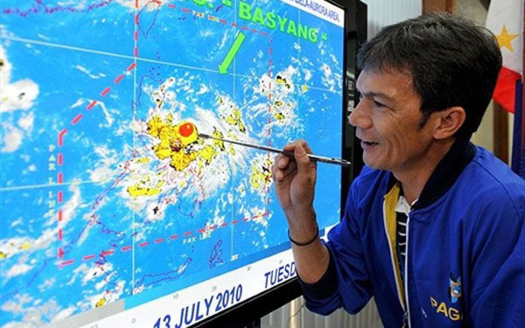 Перший у цьому році тайфун "Консон" народився з тропічного шторму у північно-західній частині Тихого океану. / © AFP