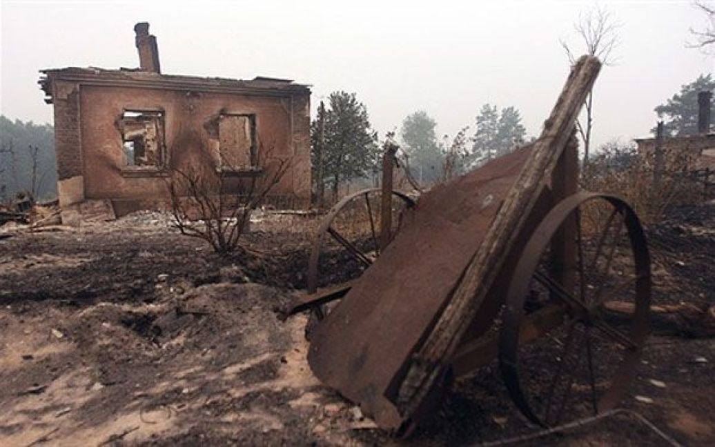 Верхові пожежі поширюються дуже швидко, в Нижньогородській області вогненний смерч досягав швидкості 100 метрів на хвилину. / © AFP
