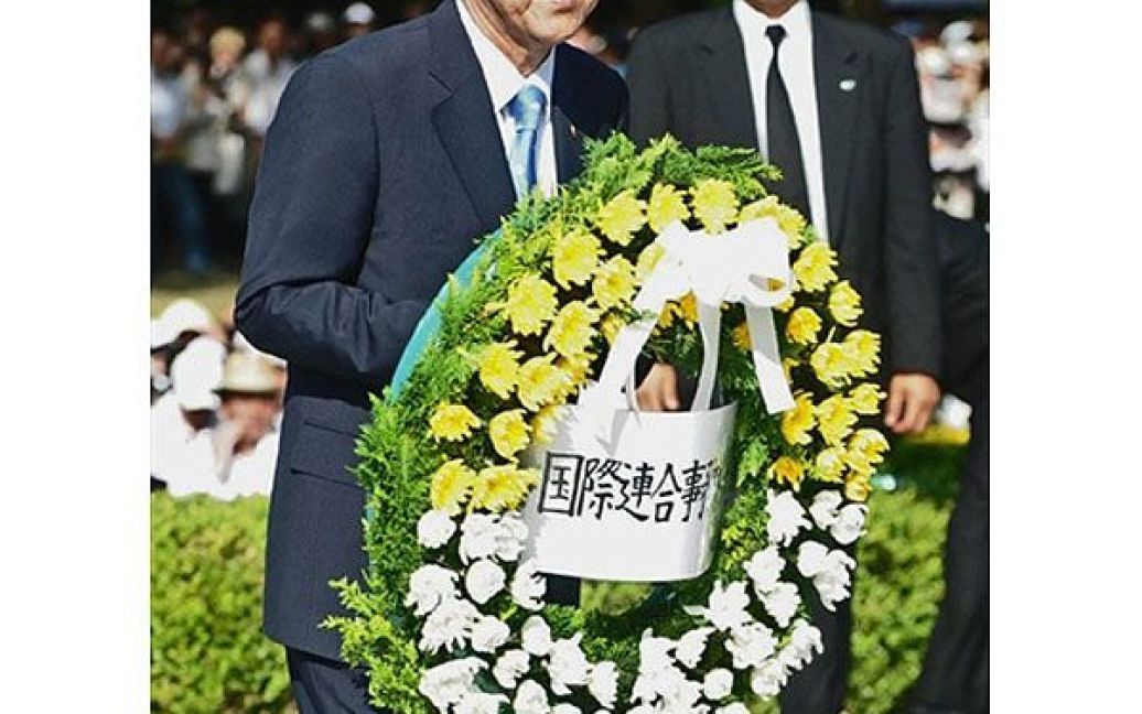 Генеральний секретар ООН Пан Гі Мун вшанував пам&rsquo;ять жертв атомного бомбардування / © AFP