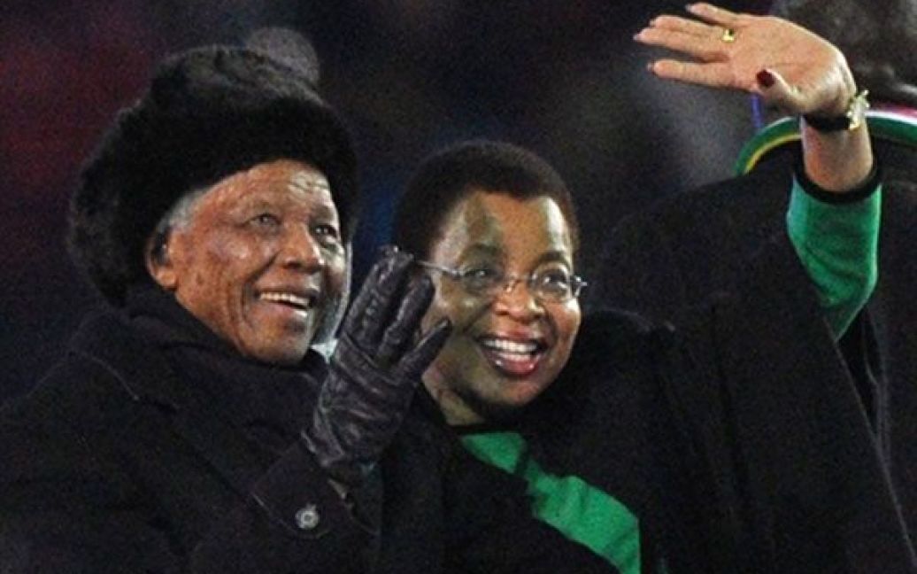 92-річний екс-президент ПАР Нельсон Мандела теж відвідав закриття Чемпіонату світу у Йоганнесбурзі. / © AFP