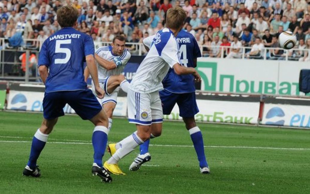 Андрй Шевченко зміг забити гол на 80-ій хвилині. / © football.ua