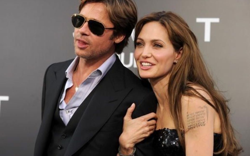 Анджеліна Джолі з чоловіком / © Getty Images/Fotobank