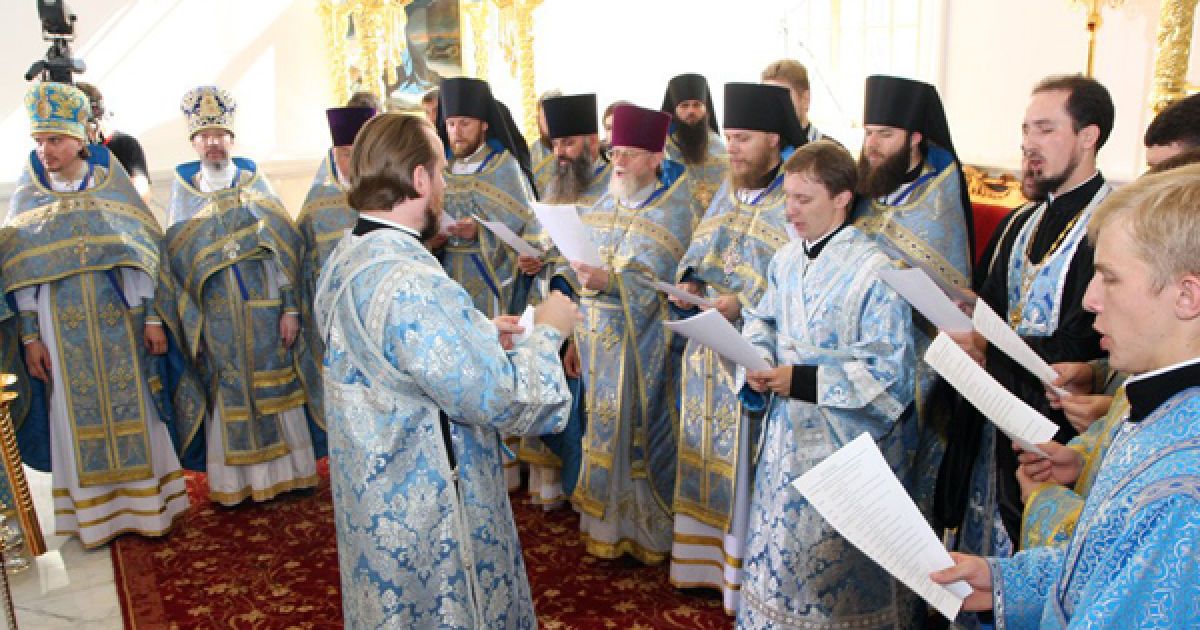 Перед літургією патріарх Московський і Всієї Русі очолив хресний хід українського духовенства. / © Православная Одесса
