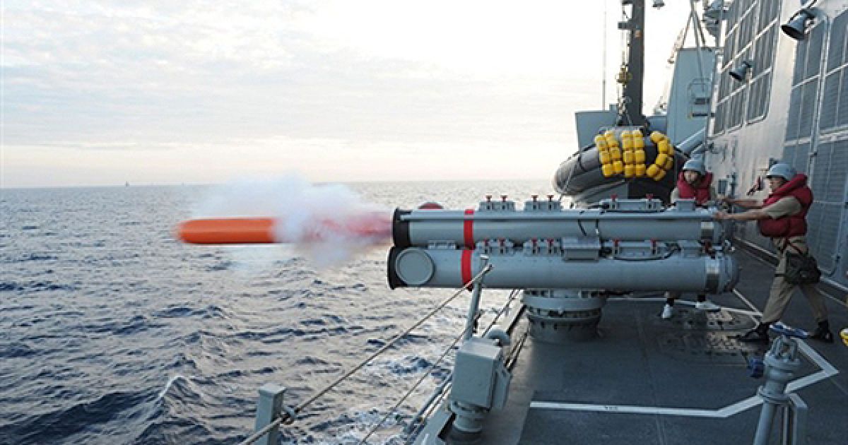 У Японському морі відбуваються спільні навчання флоту Південної Кореї та США . Навчання були організовані для відпрацювання дій на випадок підводної атаки КНДР. / © AFP