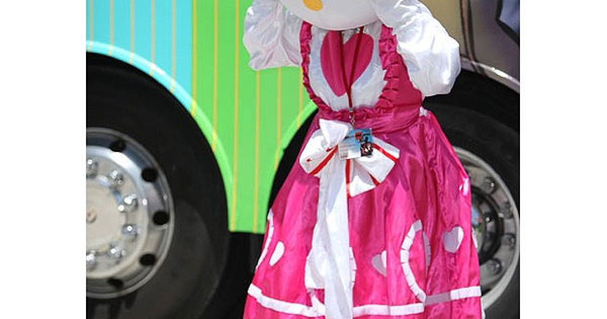 Традиційний аніме-костюм у стилі "Hello Kitty". / © AFP