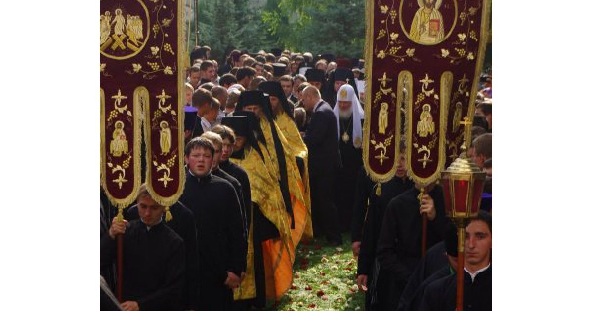 Офіційна церемонія зустрічі патріарха Кирила у Одесі. / © УНІАН